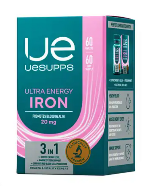UESUPPS Ultra Energy Железо, таблетки, 60 шт.