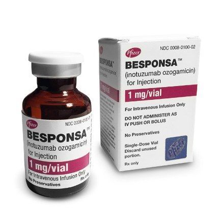Биспонса, 1 мг, лиофилизат для приготовления концентрата для приготовления раствора для инфузий, 1 шт.