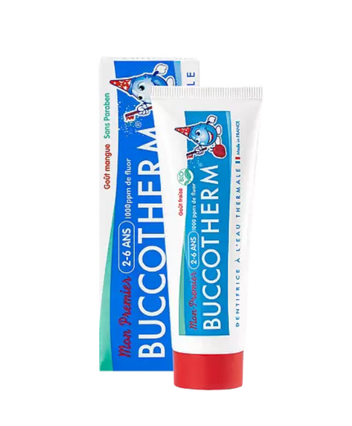 Buccotherm Зубная паста-гель для детей 2-6 лет вкус клубники, паста, с термальной водой, 50 мл, 1 шт.