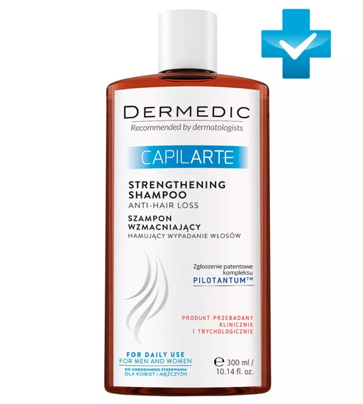 Dermedic Capilarte Шампунь укрепляющий, шампунь, против выпадения волос, 300 мл, 1 шт.