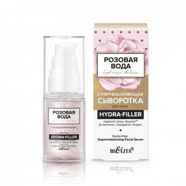 Belita Розовая вода Cыворотка для лица Суперувлажняющая hydra-filler, сыворотка, 30 мл, 1 шт.