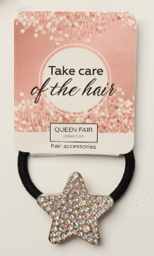 Queen fair Резинка для волос Алдона мерцание звезда, арт. 9305451, 1 шт.