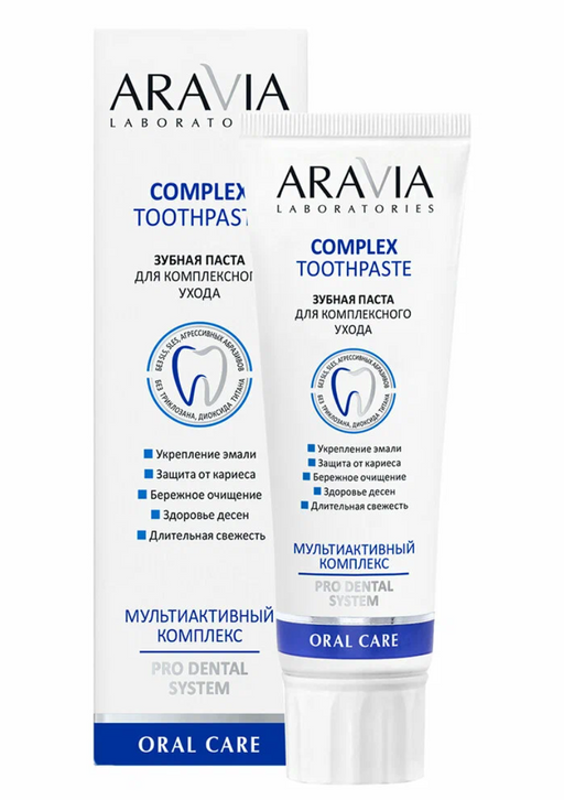 Aravia Laboratories Зубная паста Complex Toothpaste, комплексный уход, 100 мл, 1 шт.