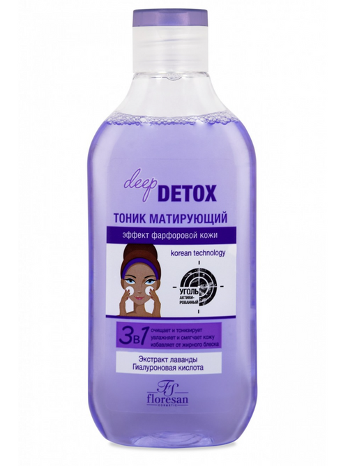 Floresan Deep Detox Тоник матирующий, Ф-18А, 300 мл, 1 шт.