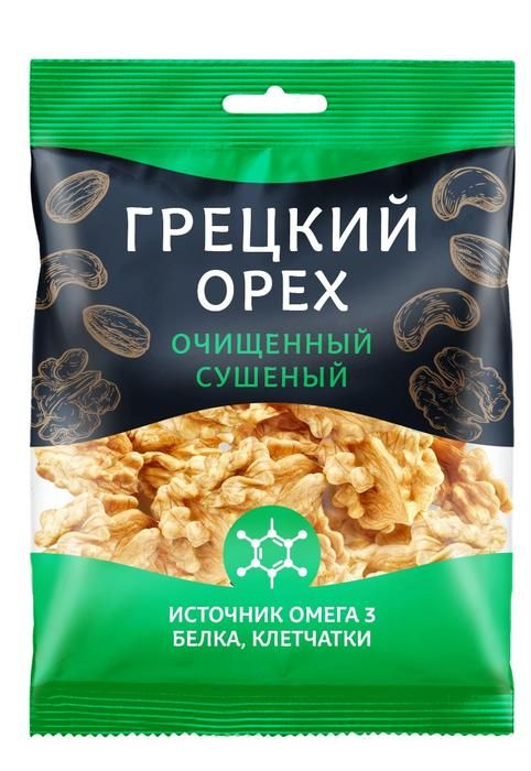 Грецкий орех очищенный, 50 г, 1 шт.