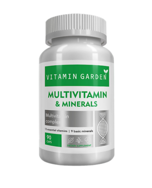 Vitamin Garden Мультивитамины и минералы, капсулы желатиновые, 90 шт.