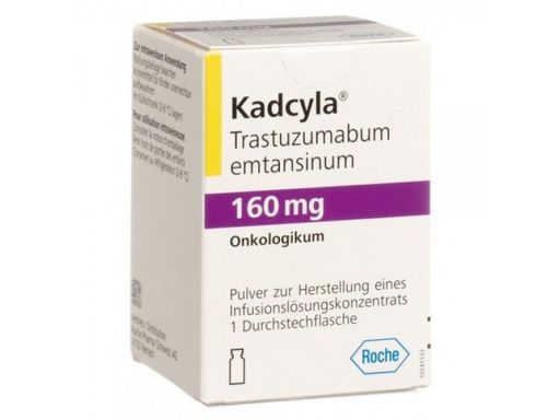 Кадсила, 160 мг, лиофилизат для приготовления концентрата для приготовления раствора для инфузий, 1 шт.