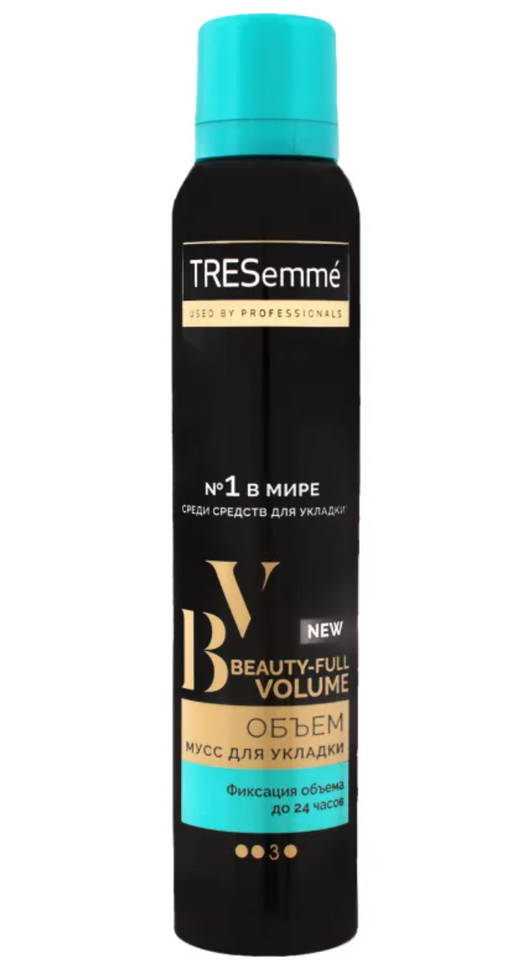 Tresemme Beauty-full Volume Мусс для укладки волос, мусс для волос, 200 мл, 1 шт.