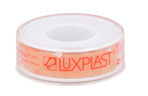 Luxplast Пластырь фиксирующий тканный, 1,25см х 5м, 1 шт.