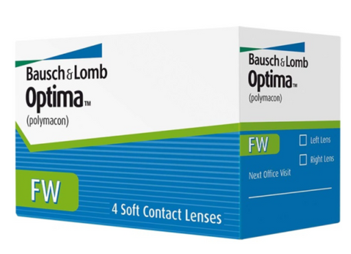 Bausch&Lomb Optima FW Контактные линзы плановой замены, BC=8,7 d=14,0, D(-1.75), стерильно, 4 шт.
