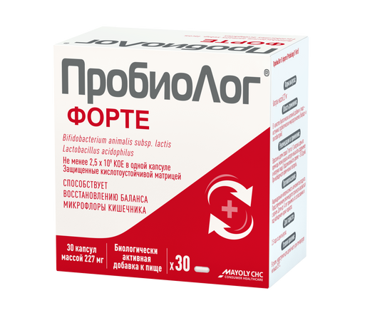 ПробиоЛог Форте, 227 мг, капсулы, 30 шт.