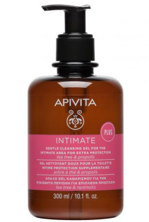Apivita Intimate Плюс Гель мягкий для интимной гигиены, с чайным деревом и прополисом, 300 мл, 1 шт.