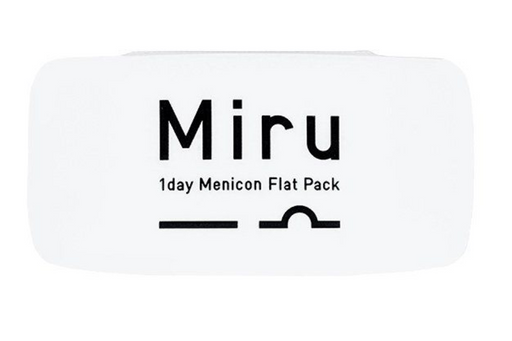 Miru 1day Flat Pack Menicon Линзы контактные однодневные мягкие, BC=8,6 d=14,2, D(-4.25), 30 шт.