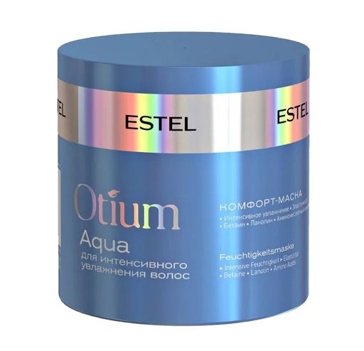 Estel Otium Aqua Комфорт-маска для интенсивного увлажнения волос, маска для волос, 300 мл, 1 шт.