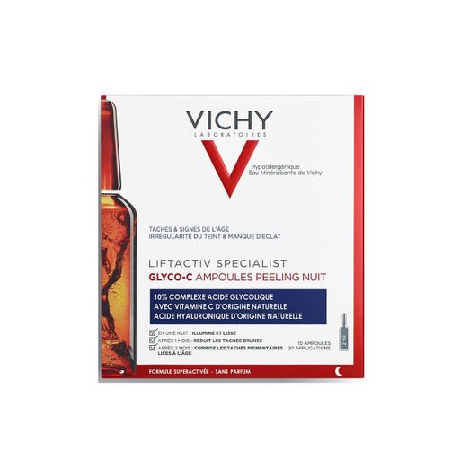 Vichy Liftactiv Specialist Glyco-C Сыворотка-пилинг ночного действия, сыворотка, 2 мл, 10 шт.