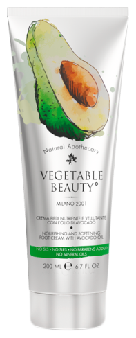 Vegetable Beauty Крем для ног с маслом авокадо, крем для ног, 200 мл, 1 шт.