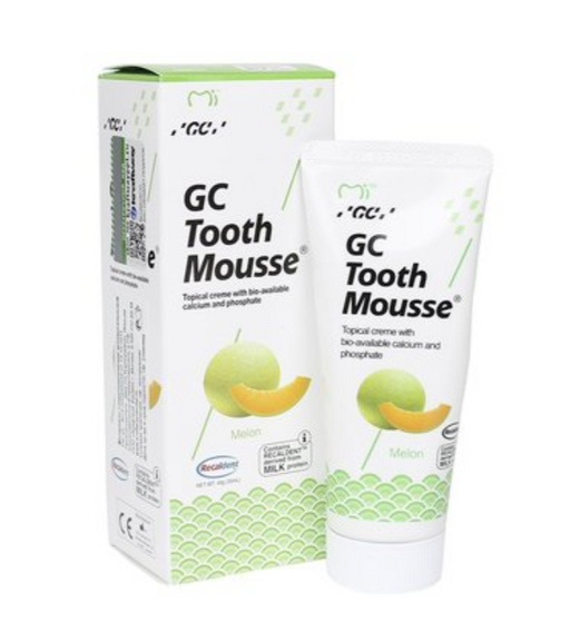 GC Tooth Mousse Зубной гель для восстановления и укрепления эмали, гель, дыня, 40 г, 1 шт.