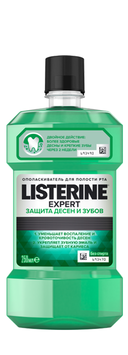 Listerine Expert Защита десен и зубов, раствор для полоскания полости рта, 250 мл, 1 шт.