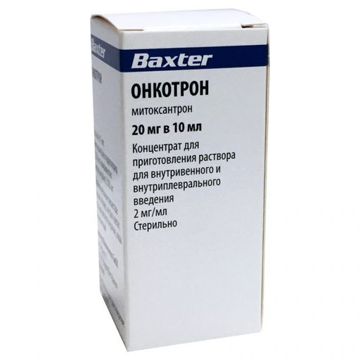Онкотрон, 2 мг/мл, концентрат для приготовления раствора для внутривенного и внутриплеврального введения, 10 мл, 1 шт.