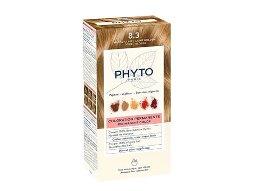 Phytosolba PhytoColor Краска 8.3 светлый золотистый блонд, тон 8.3, краска для волос, 1 шт.