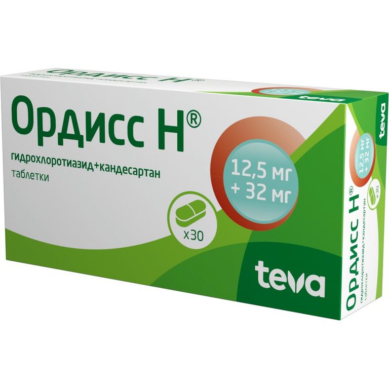 Гипосарт Н, 12,5 мг + 16 мг, таблетки, 30 шт.  по цене от 497 руб .