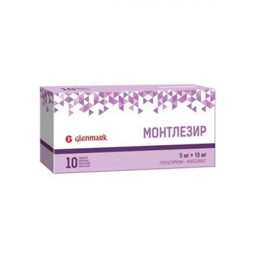 Препараты с содержанием левоцетиризин + монтелукаст —   .