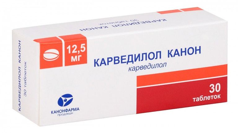 Карведилол-Тева, 25 мг, таблетки, 30 шт.  по цене от 153 руб в .