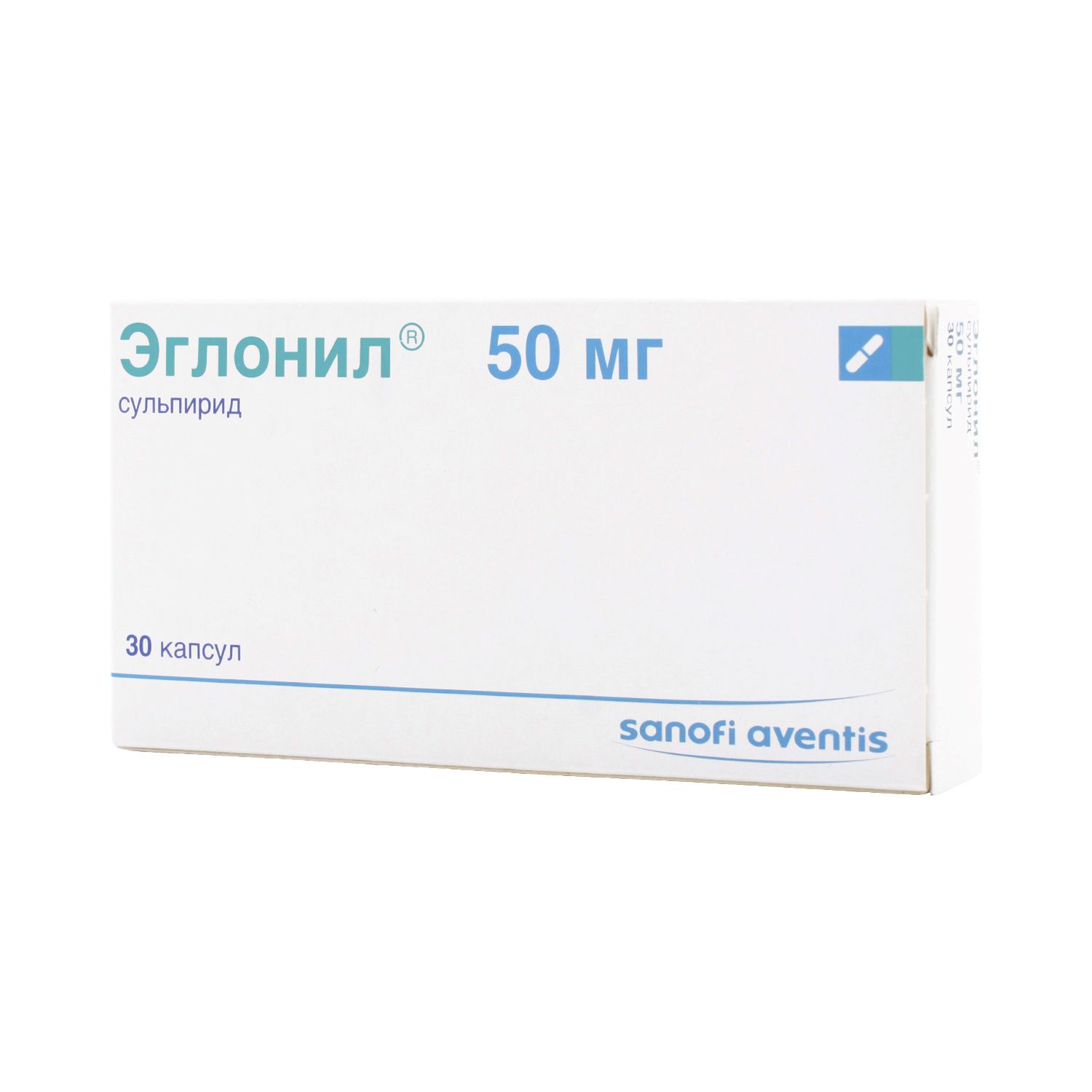 Эглонил, 50 Мг, Капсулы, 30 Шт., Sanofi-Aventis France Купить В.