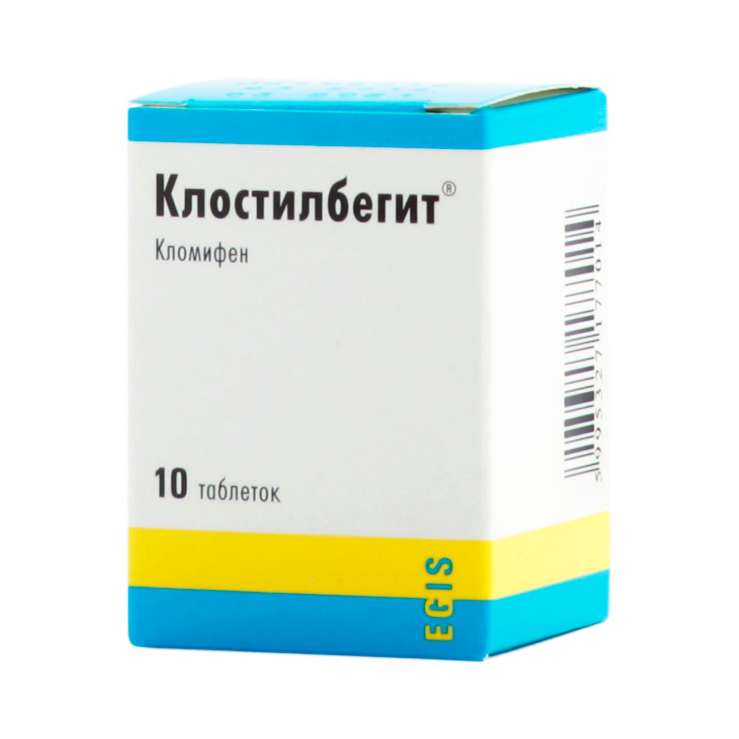 Клостилбегит, 50 Мг, Таблетки, 10 Шт., EGIS Pharmaceuticals PLC.