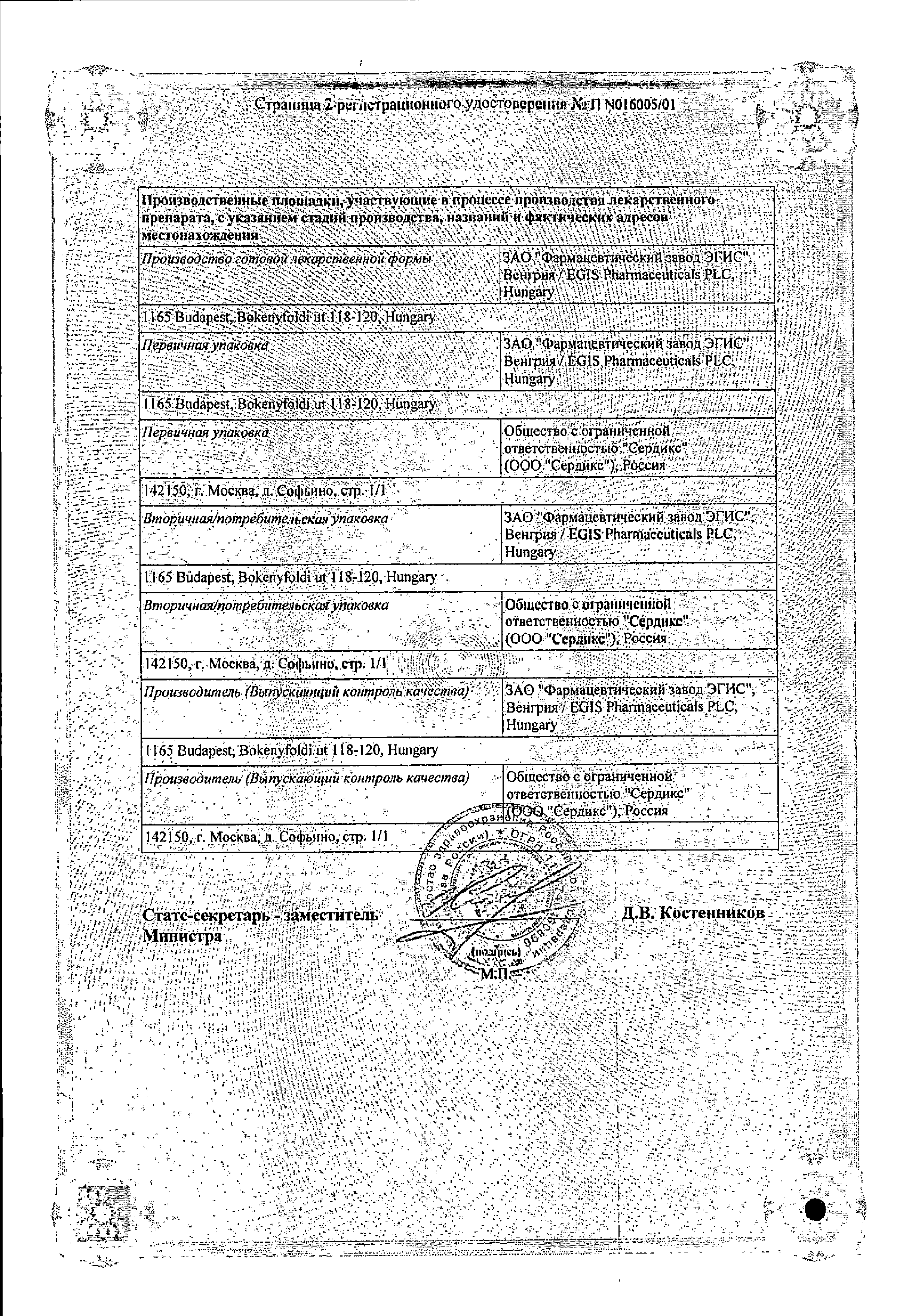Халиксол сертификат