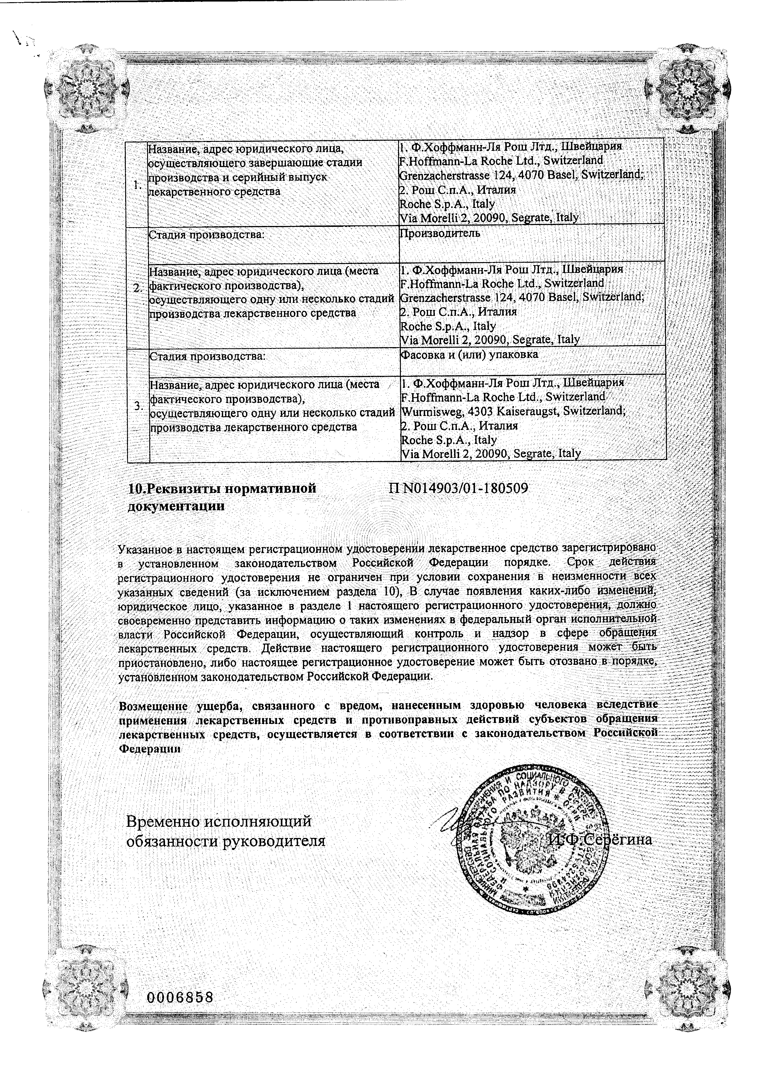 Ксеникал сертификат