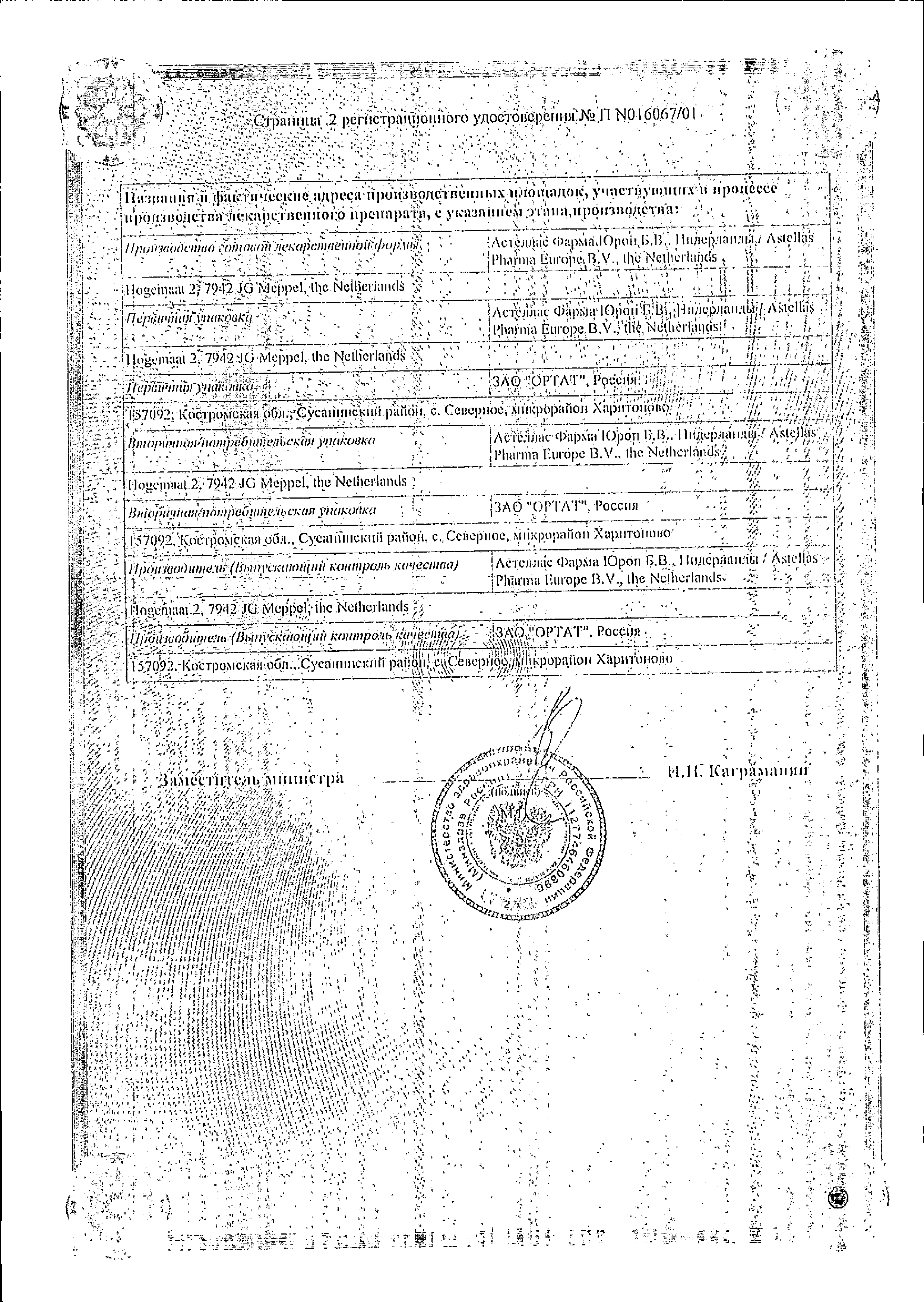 Флемоклав Солютаб сертификат