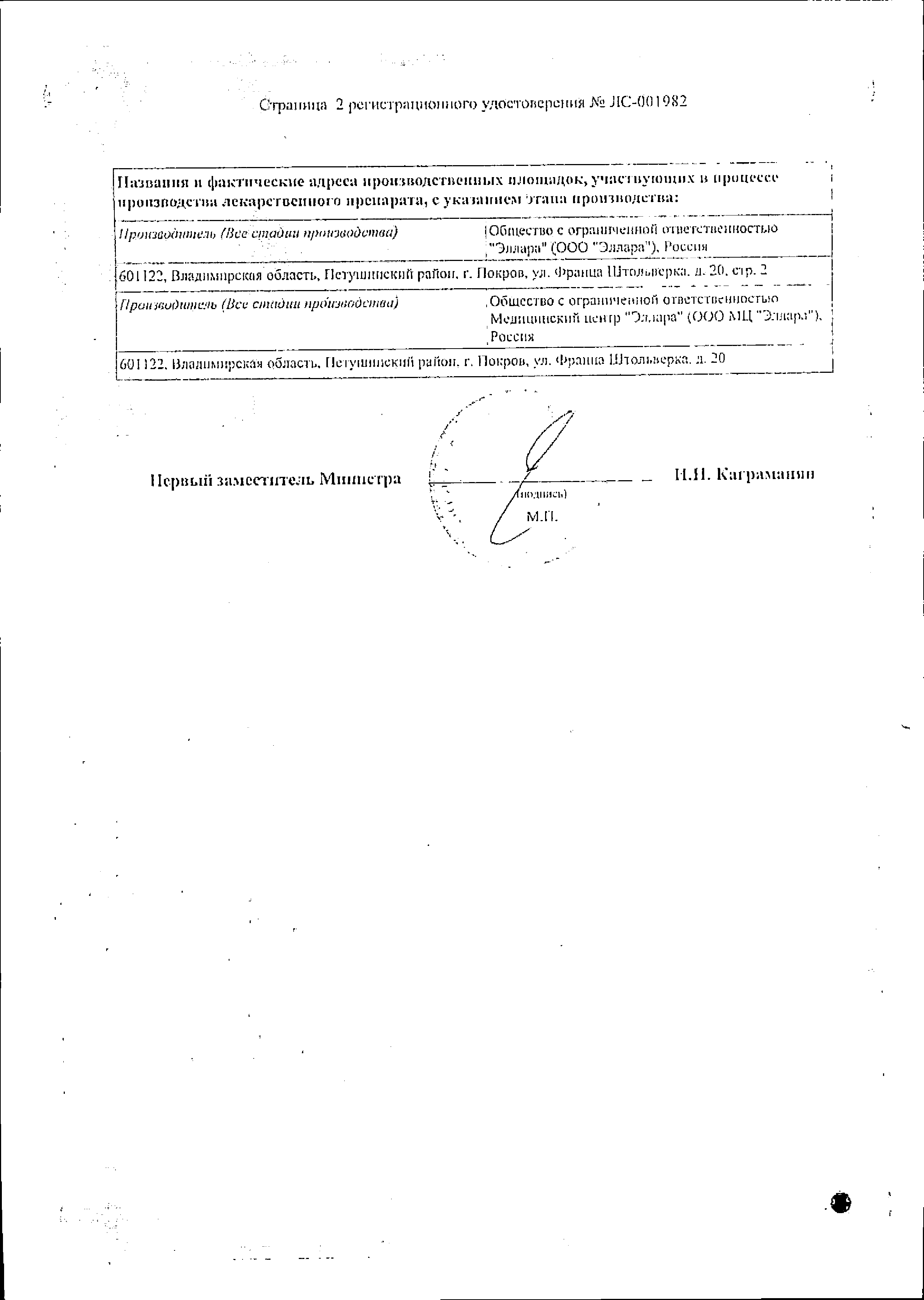 Дротаверин-Эллара сертификат