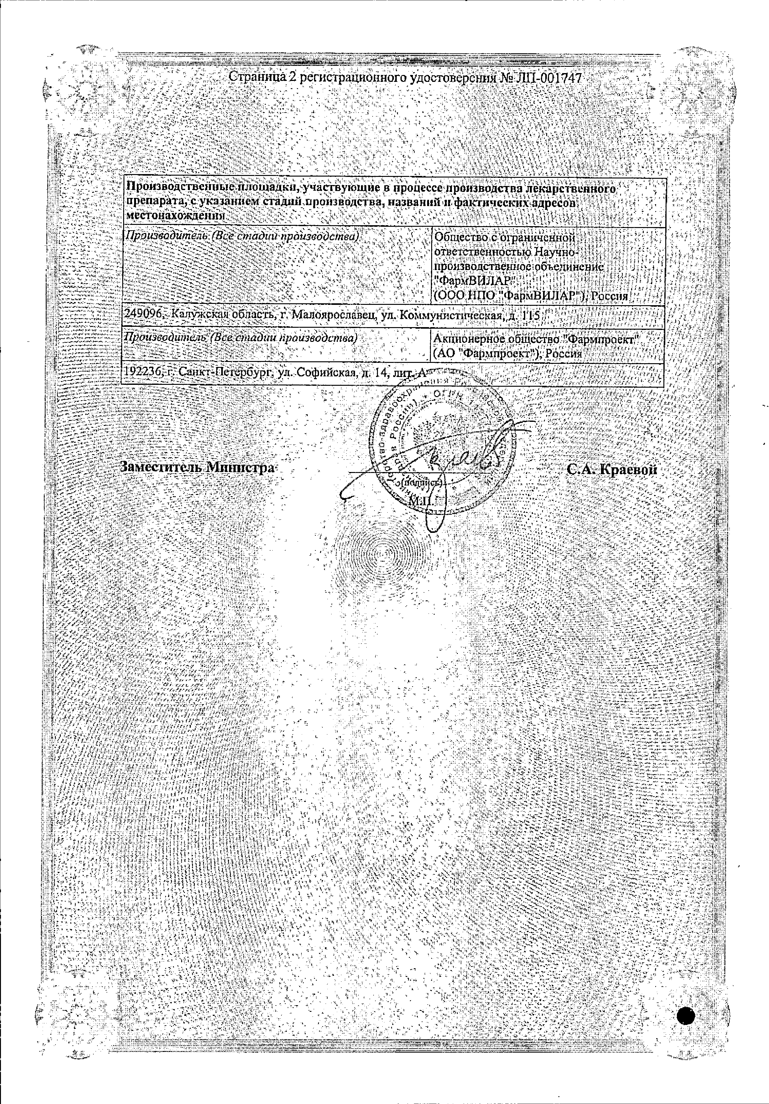 АнвиМакс сертификат