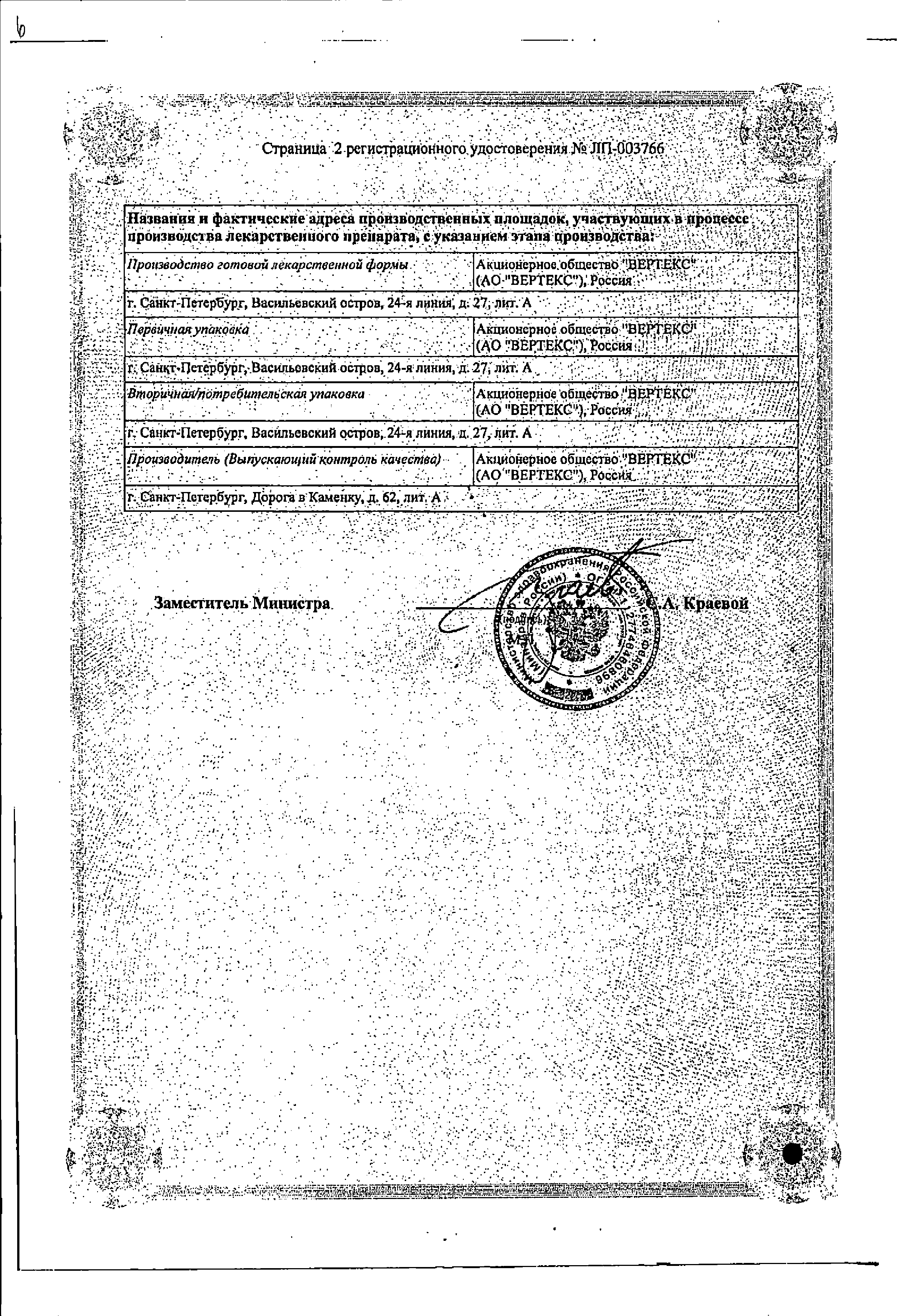 Тетрадерм сертификат