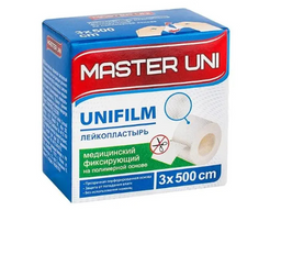Master Uni Unifilm Лейкопластырь полимерная основа