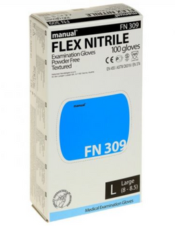 Перчатки смотровые медицинские MANUAL FN309 нитриловые