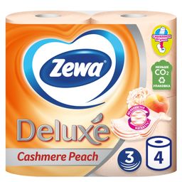 Zewa Delux Туалетная бумага трехслойная персик