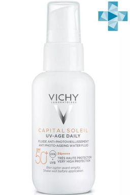 Vichy Capital Soleil UV Age-Daily Флюид для лица против признаков фотостарения SPF 50+