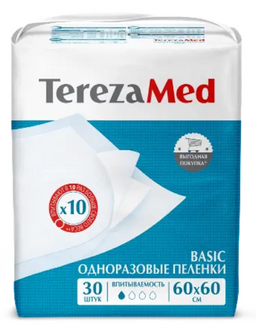 TerezaMed basic пеленки одноразовые впитывающие