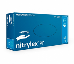 Mercator Medical Nitrylex PF Protect перчатки смотровые нитриловые