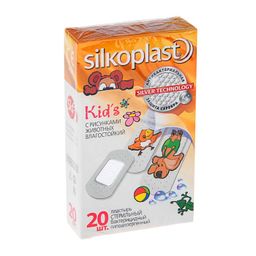 Silkoplast Kids пластырь с содержанием серебра