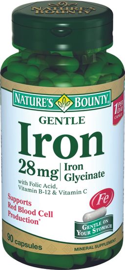 Natures Bounty Легкодоступное железо 28 мг