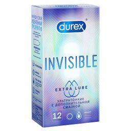 Презервативы Durex Invisible Extra Lube