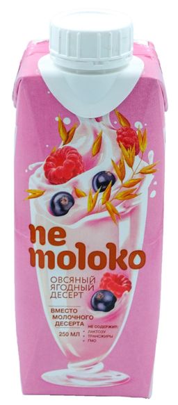 Nemoloko десерт овсяный ягодный