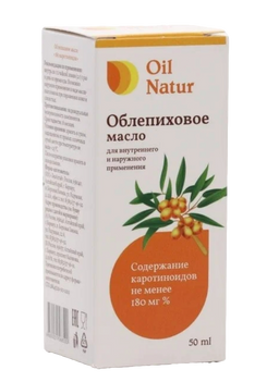Oil Natur Облепиховое масло 180 каротиноидов