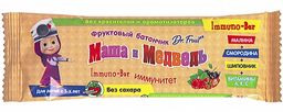 Dr. Fruit Батончик фруктовый Маша и Медведи Immuno-Bar