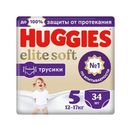 Huggies Elite Soft Подгузники-трусики