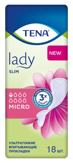 Прокладки урологические Tena Lady Slim Micro