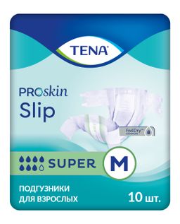 Подгузники для взрослых дышащие Tena Slip Super